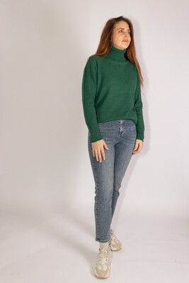 Full Turtleneck Forest Green