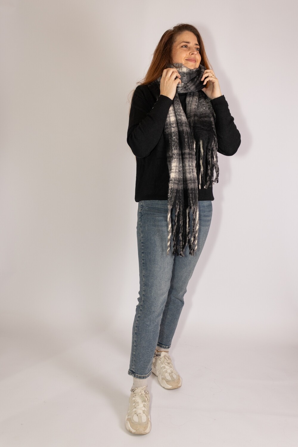 Tartan Scarf Black