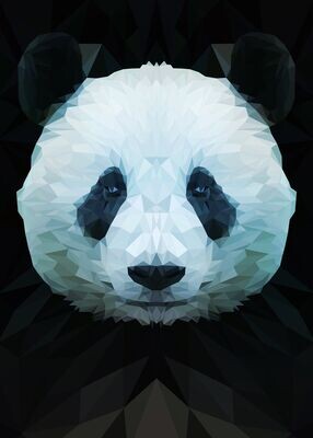 Panda low poly