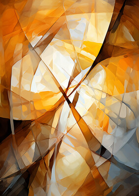 Abstract Orange Shapes