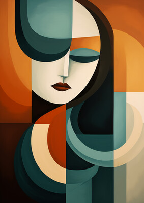 Abstract Shapes Women Series 4
