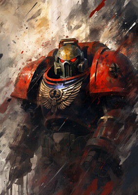 Space soldier Marine Abstract 2