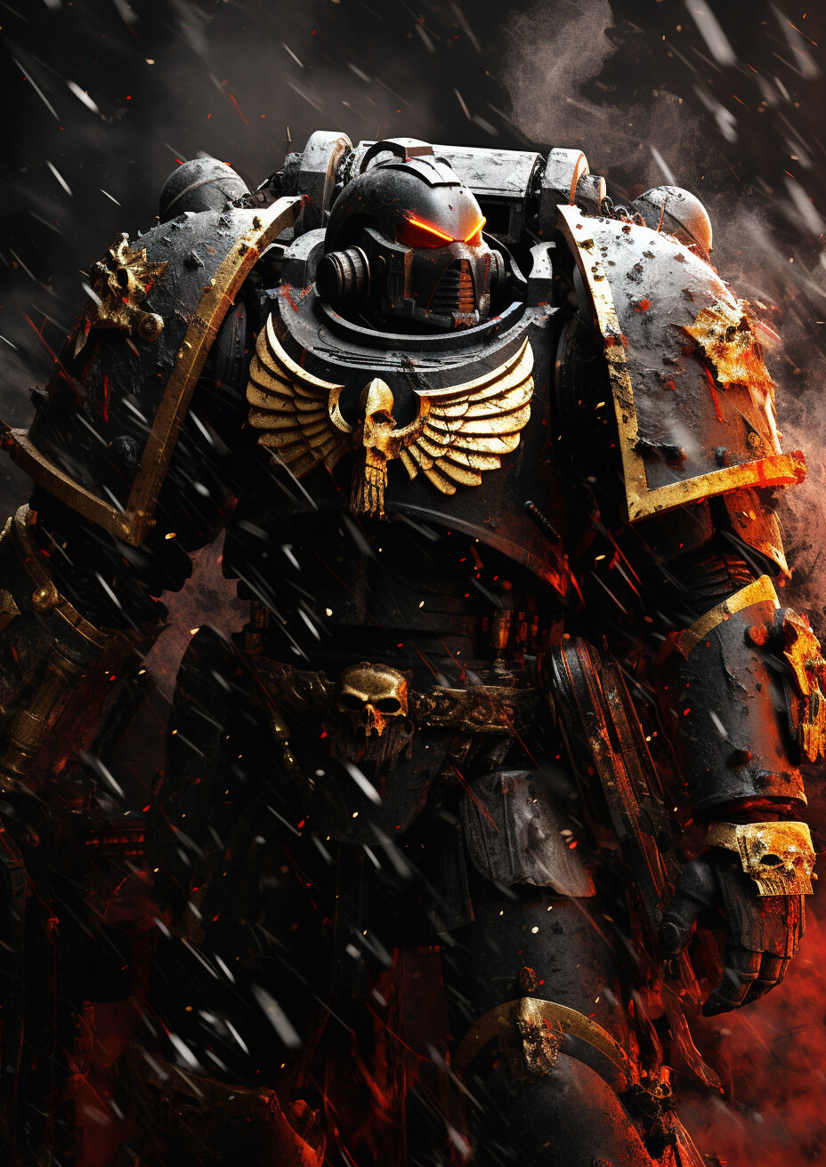Space soldier Marine  Abstract 9