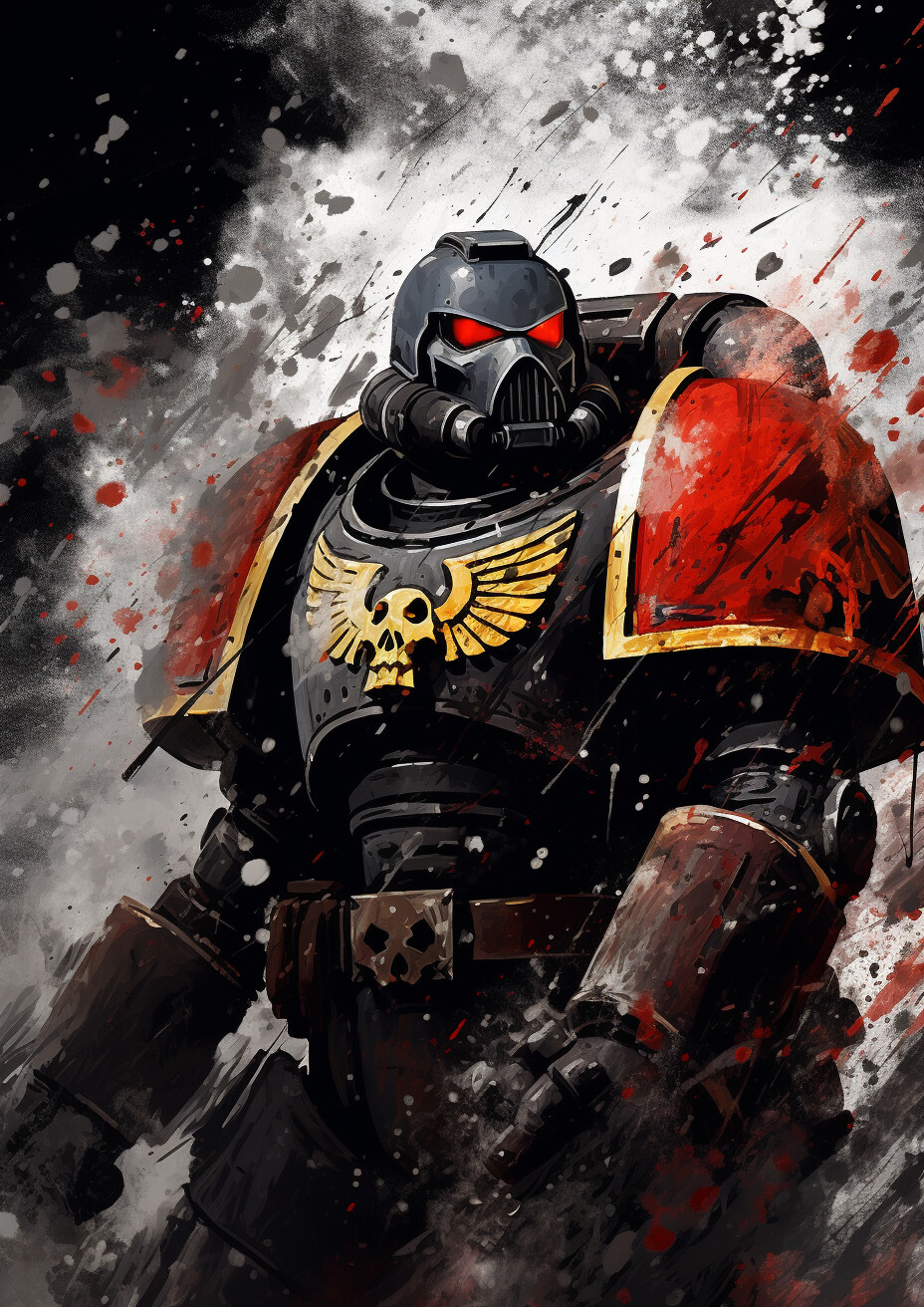 Space soldier Marine  Abstract 5