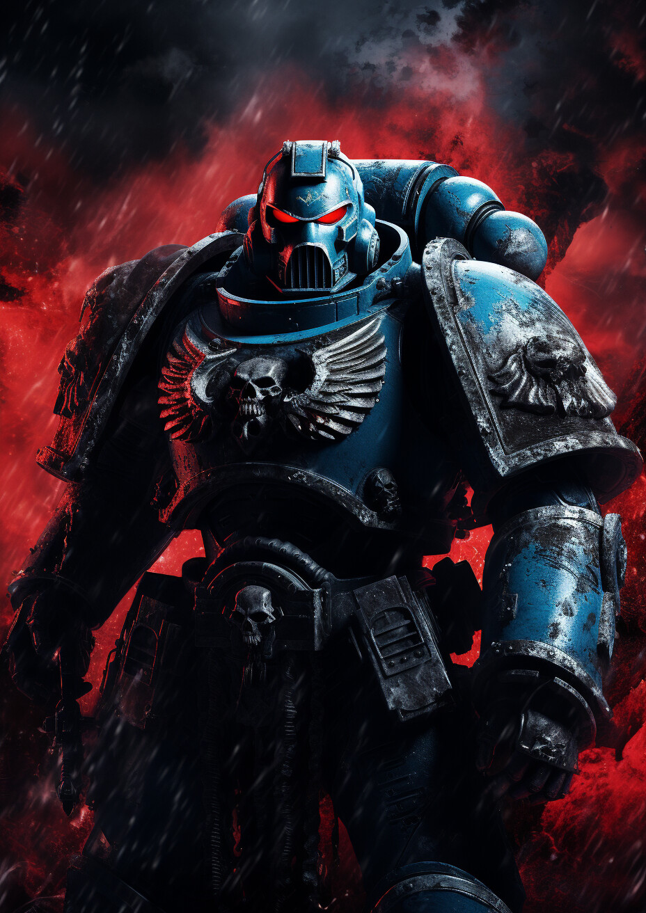 Space soldier Marine  Abstract 4