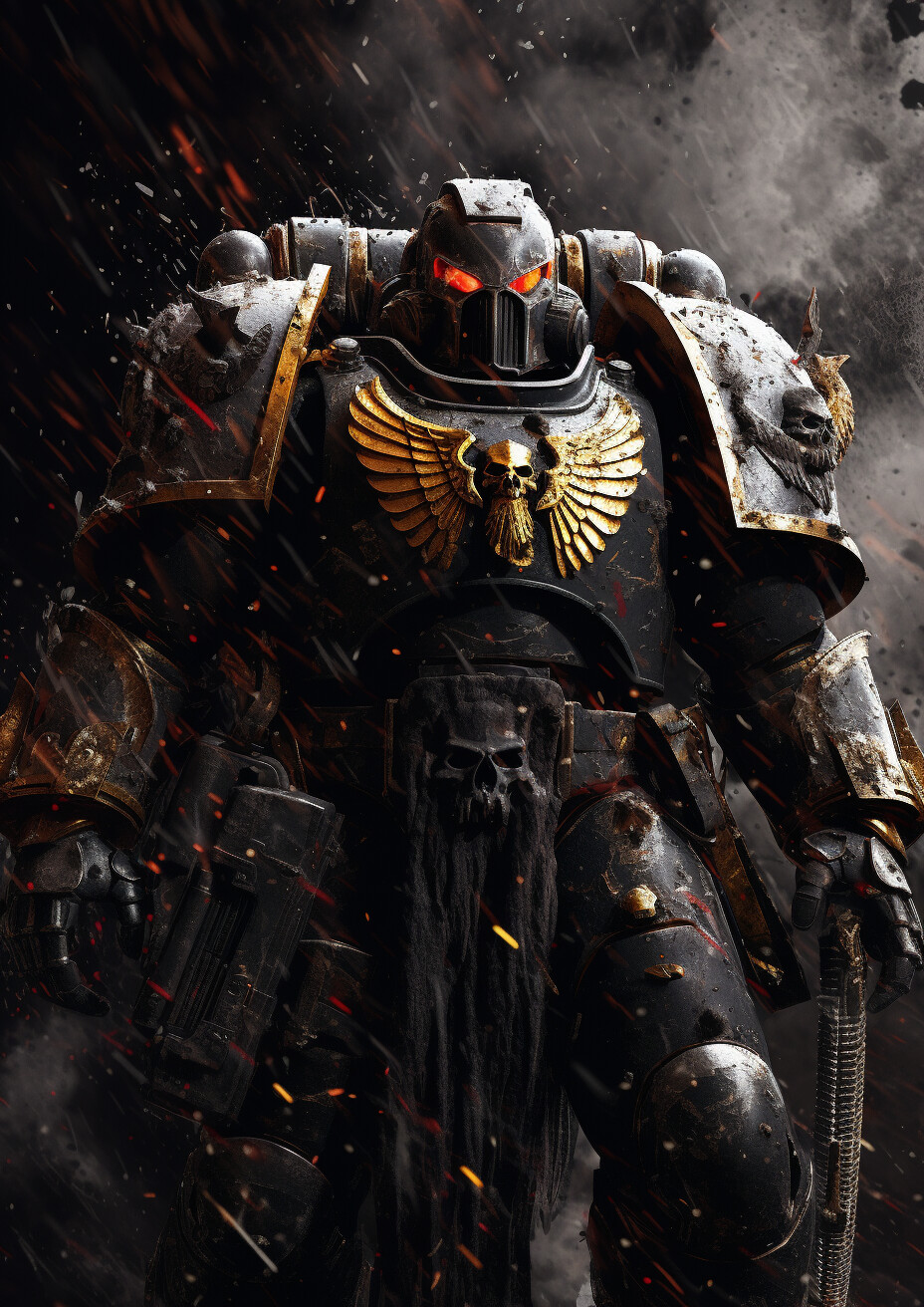 Space soldier Marine  Abstract 6
