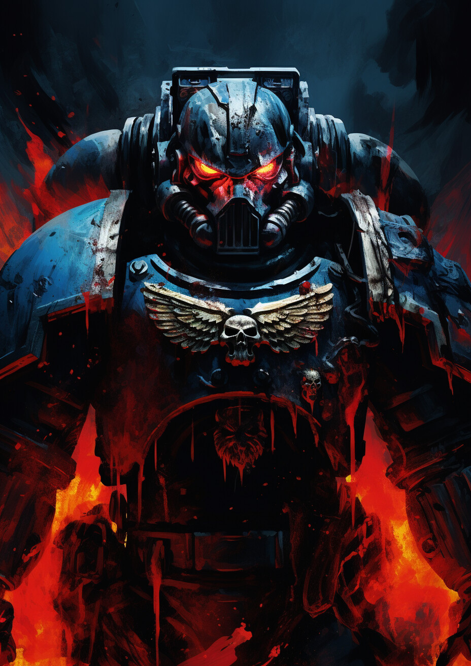 Space soldier Marine  Abstract 7