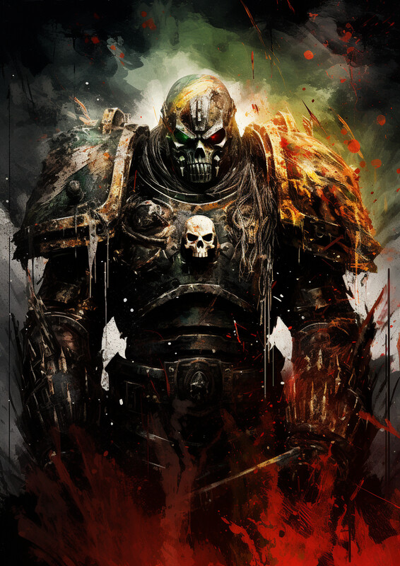 Space soldier Marine  Abstract 15