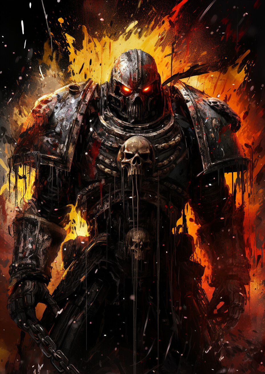 Space soldier Marine  Abstract 12