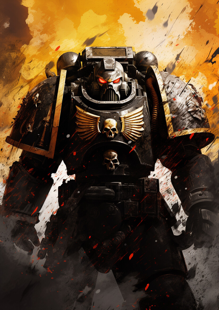 Space soldier Marine  Abstract 16