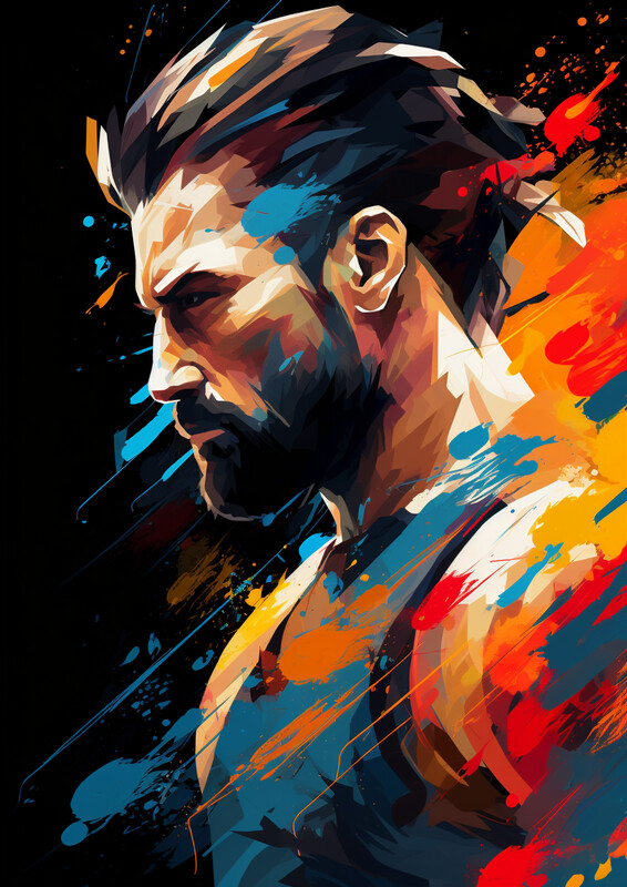 Street Fighter Abstract 1