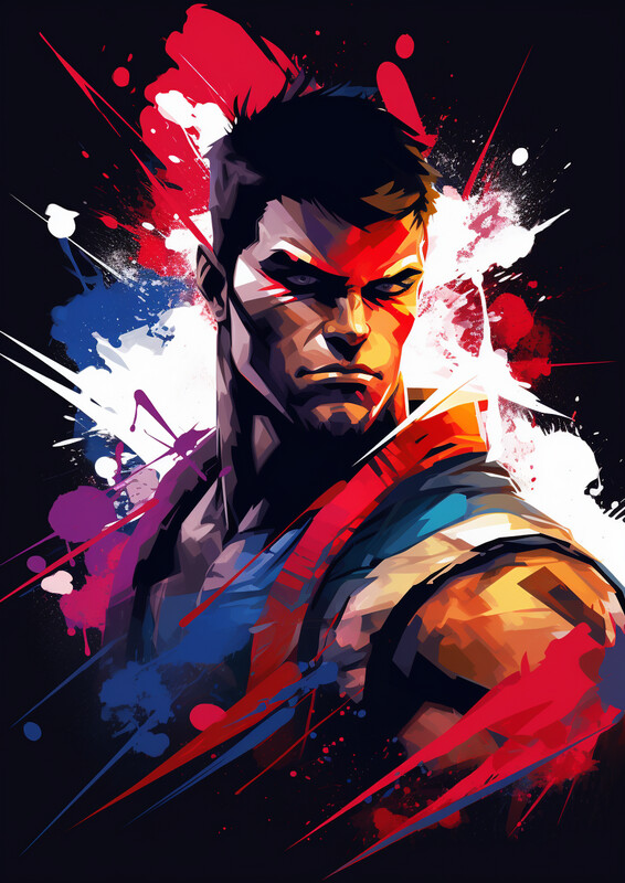 Street Fighter Abstract 3