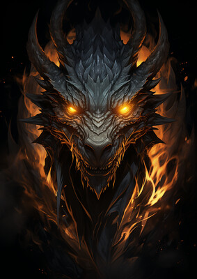 Dungeons & Dragons Dragon Portrait 8