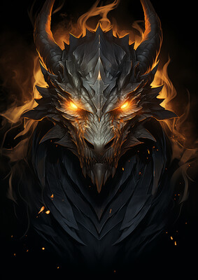Dungeons & Dragons Dragon Portrait 6