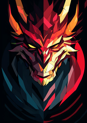 Dungeons & Dragons Dragon Portrait 14