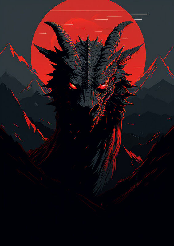 Dungeons & Dragons Dragon Portrait 17