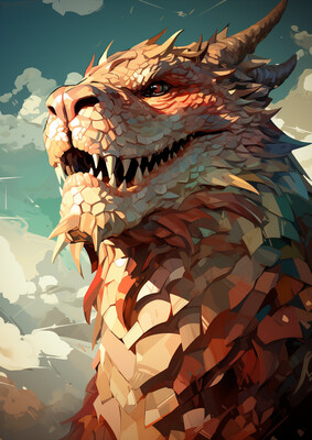Dungeons & Dragons Dragon Portrait 22