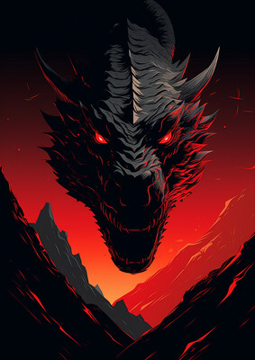 Dungeons & Dragons Dragon Portrait 21