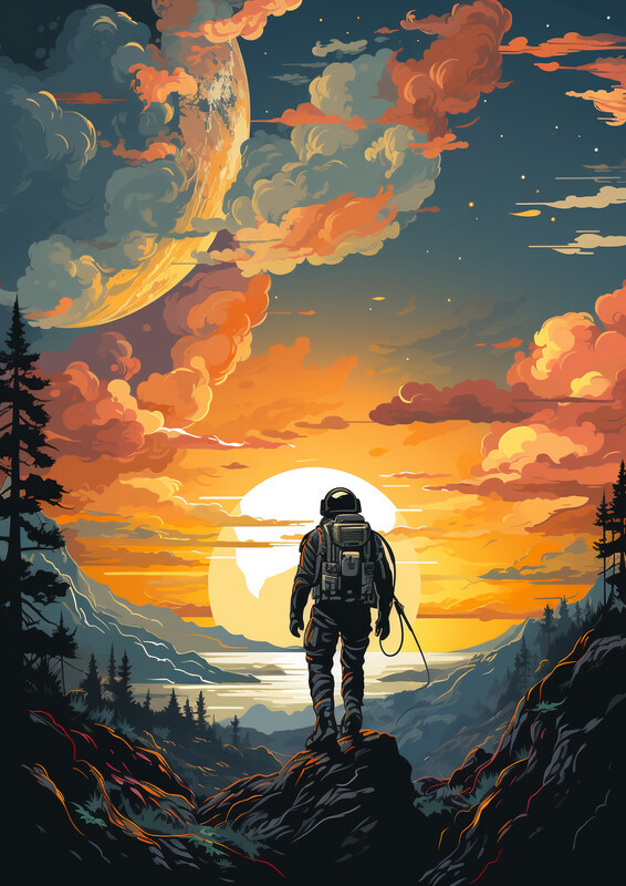 Astronaut travelling 3