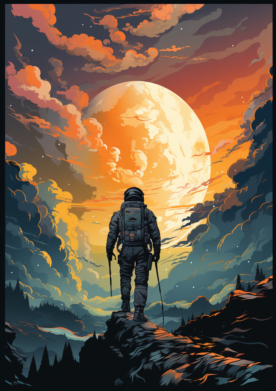 Astronaut travelling 1