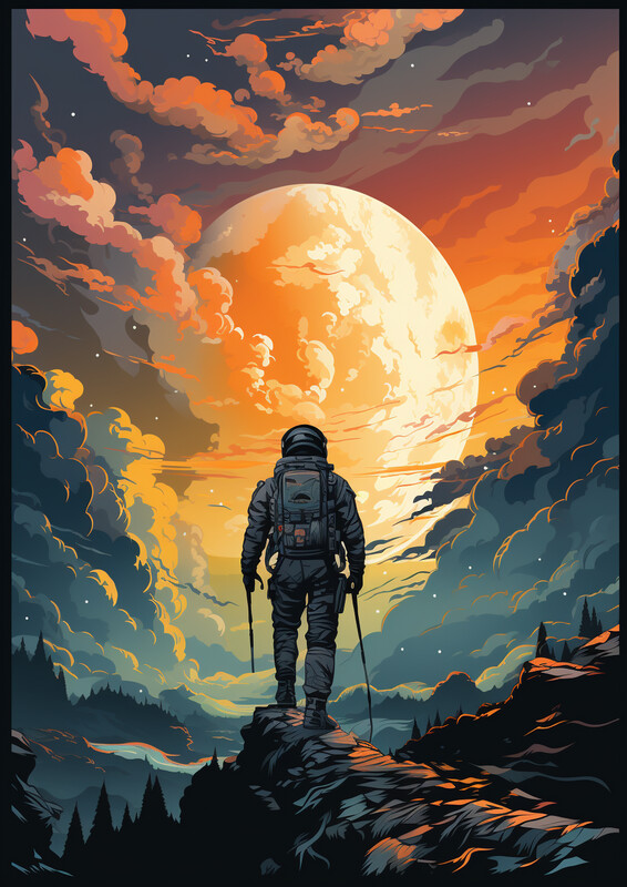 Astronaut travelling 1