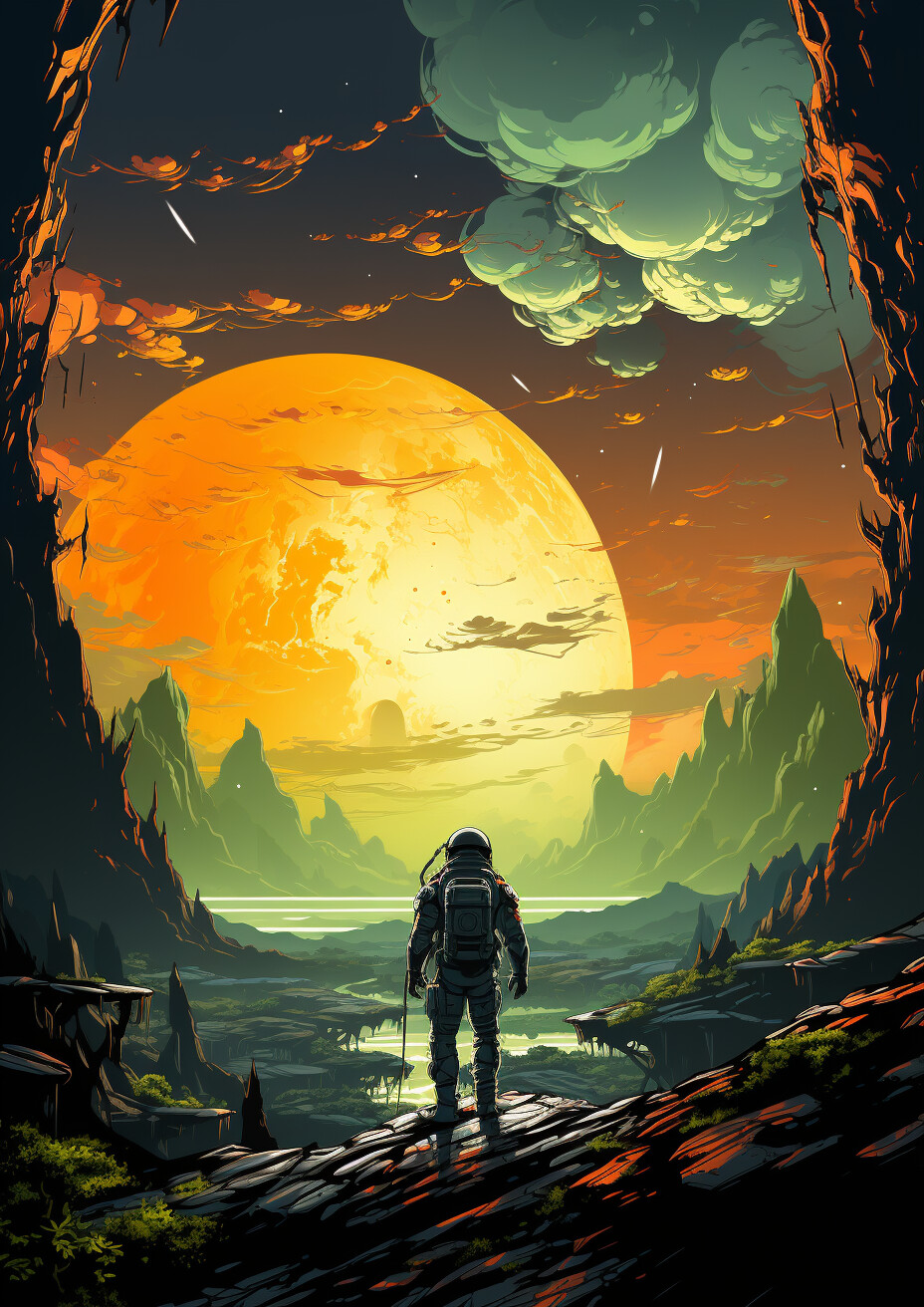 Astronaut travelling 5
