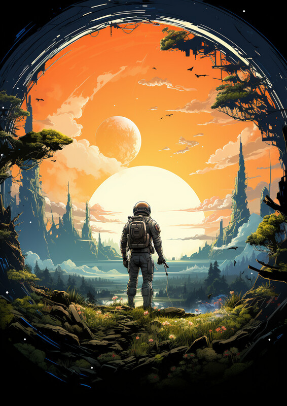Astronaut travelling 8