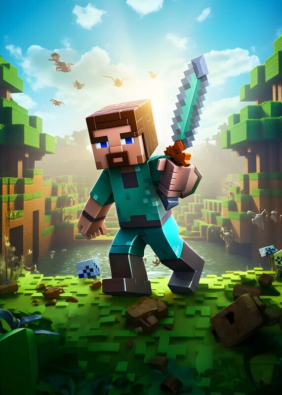 Minecraft Landscape Character 6