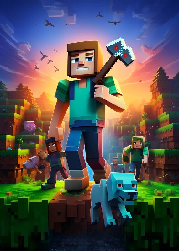 Minecraft Landscape Character 4