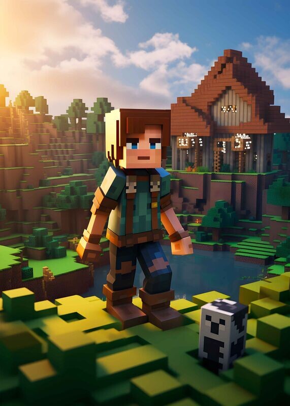 Minecraft Landscape Character 9