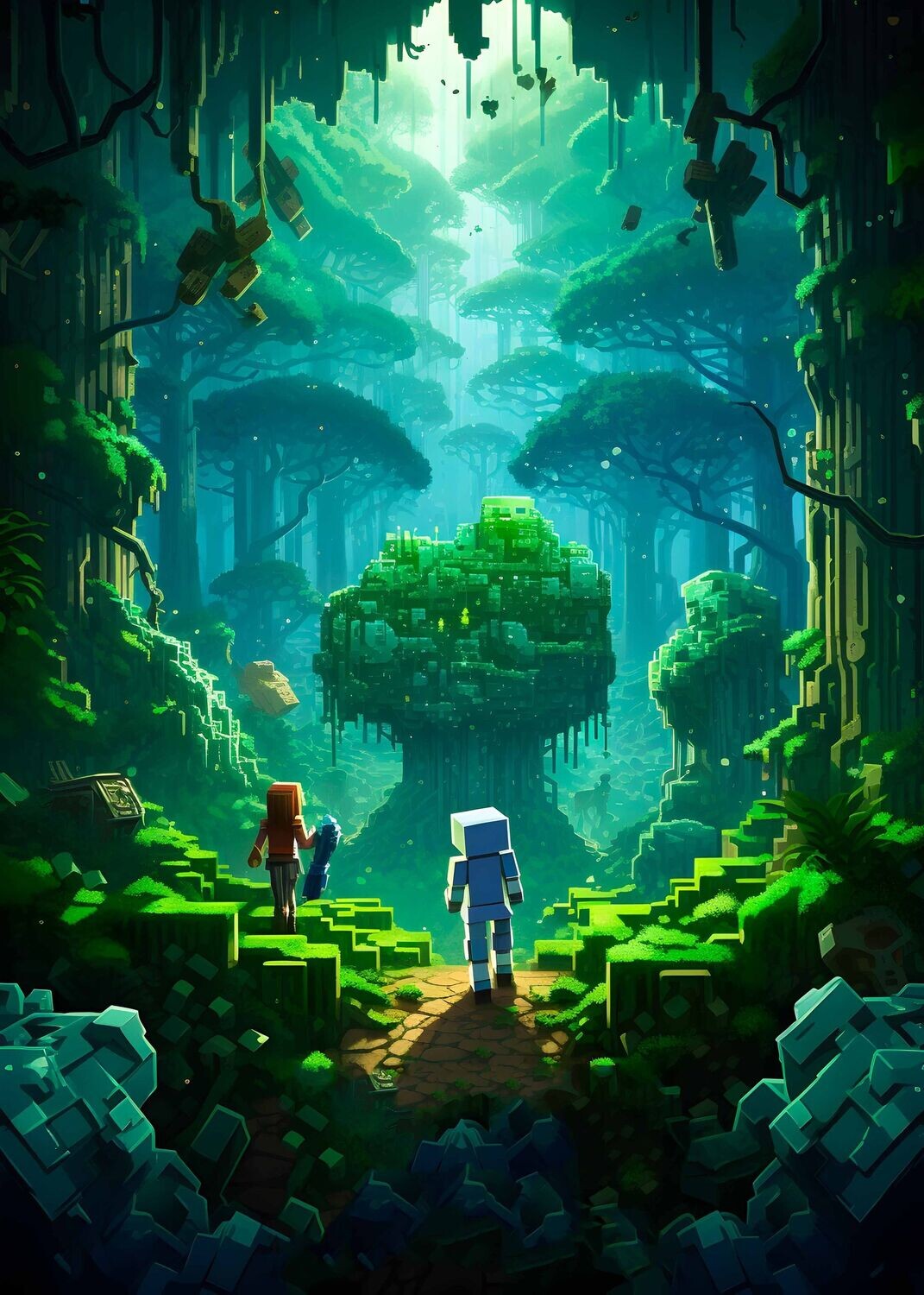 Minecraft Landscape Character 8