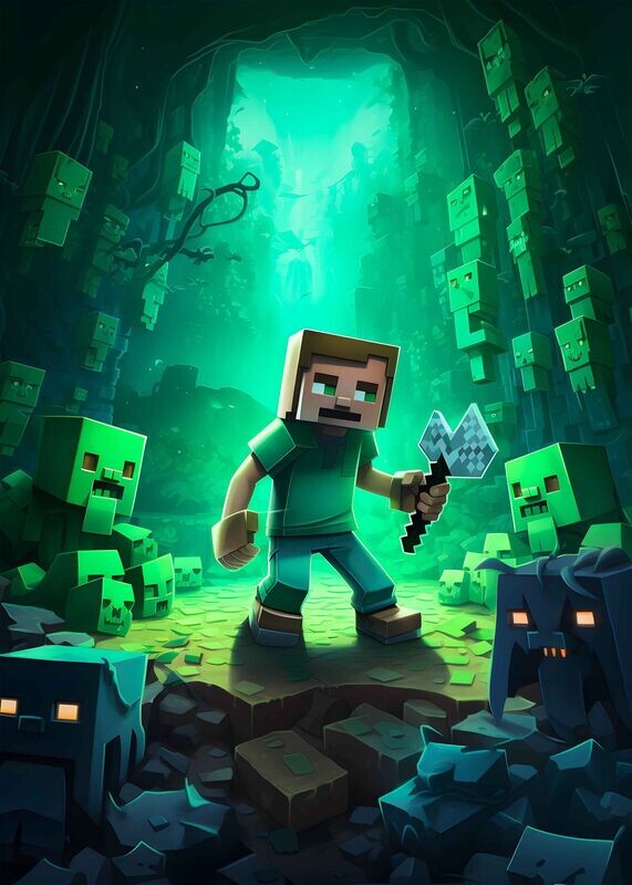 Minecraft Landscape Character 10