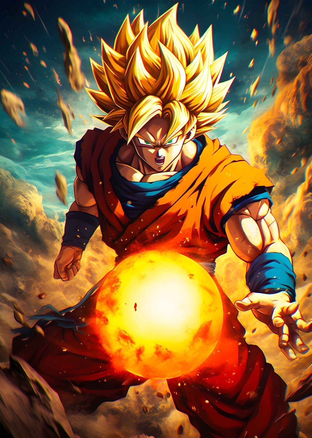 Dragon Ball Z - Super Saiyan Kamehameha 4