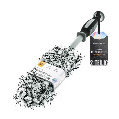 chemicalworkz Flat Wheel Brush Small - Microfiber
