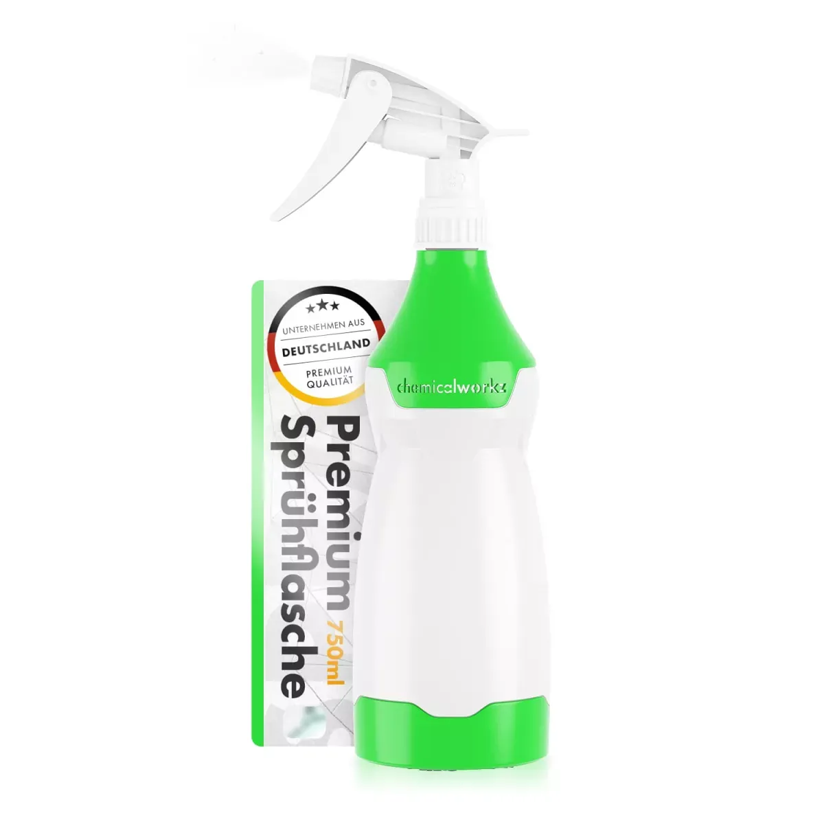 chemicalworkz spray bottle green 750 ml