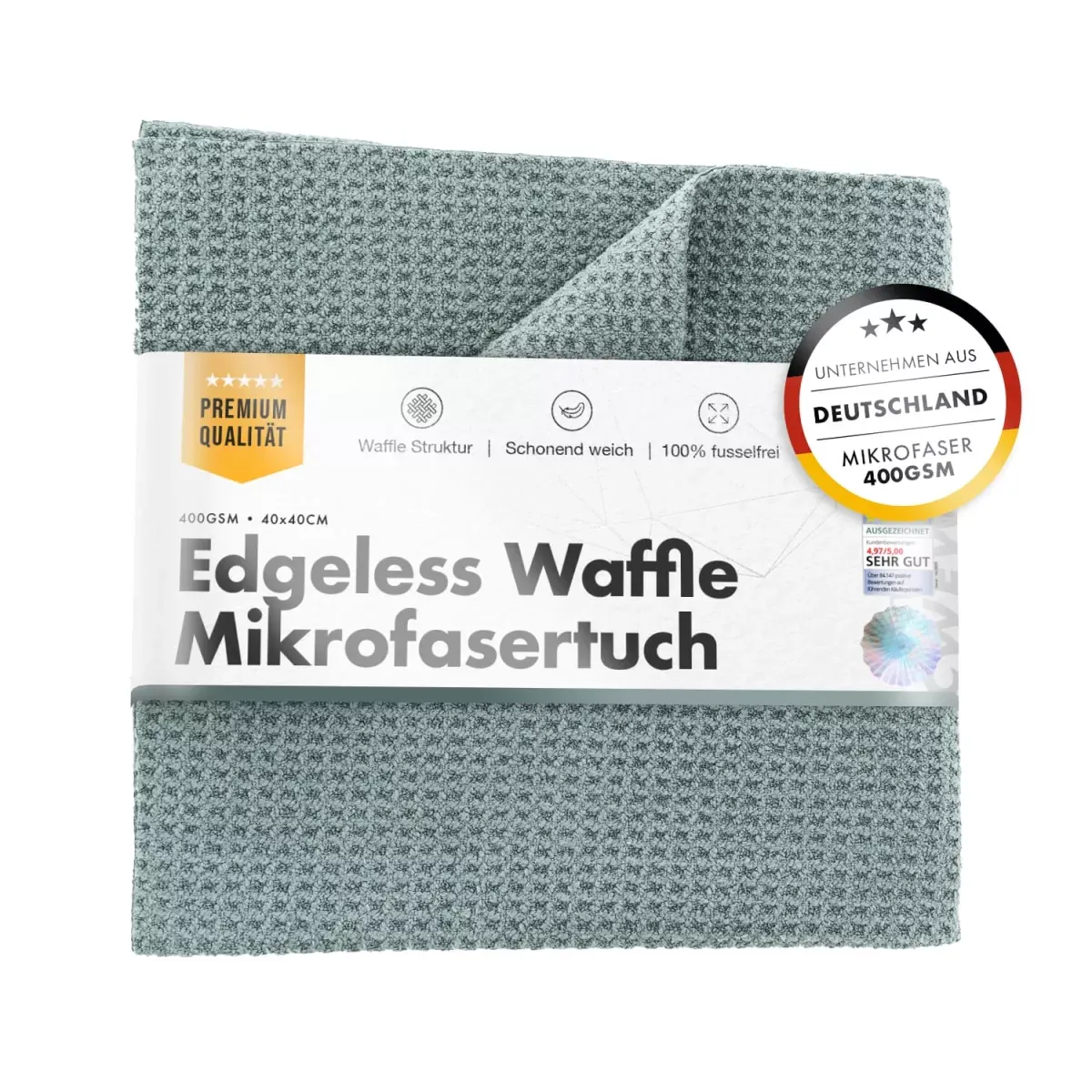 chemicalworkz Edgeless Waffle Towel 400GSM glasdoek chemicalworkz Edgeless Waffle Towel 400GSM glasdoek