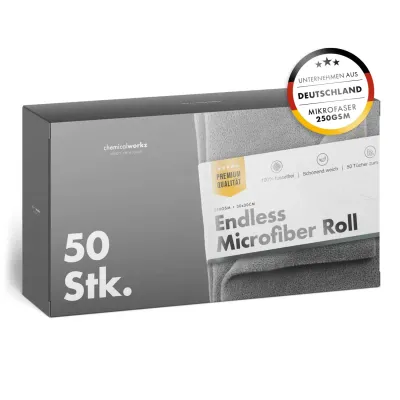 chemicalworkz Endless Microfiber Rol Grey 250GSM 30x30cm 50pcs