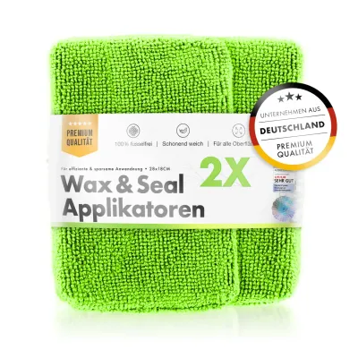 chemicalworkz Microfiber Wax/Sealant Applicator green 2pcs