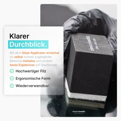 chemicalworkz applicateur de verre