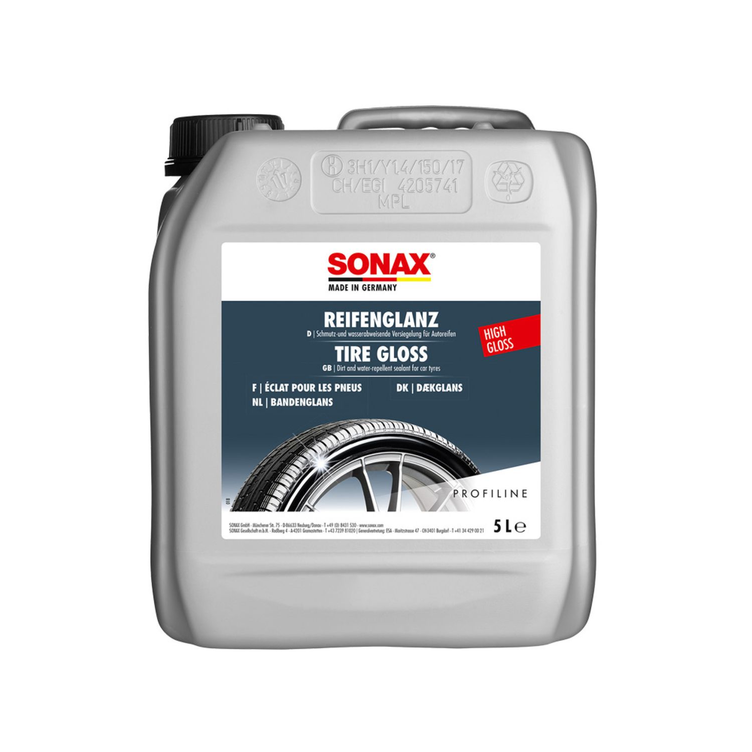 Sonax Brilliant pour pneus PROFILINE TyreGloss 5L