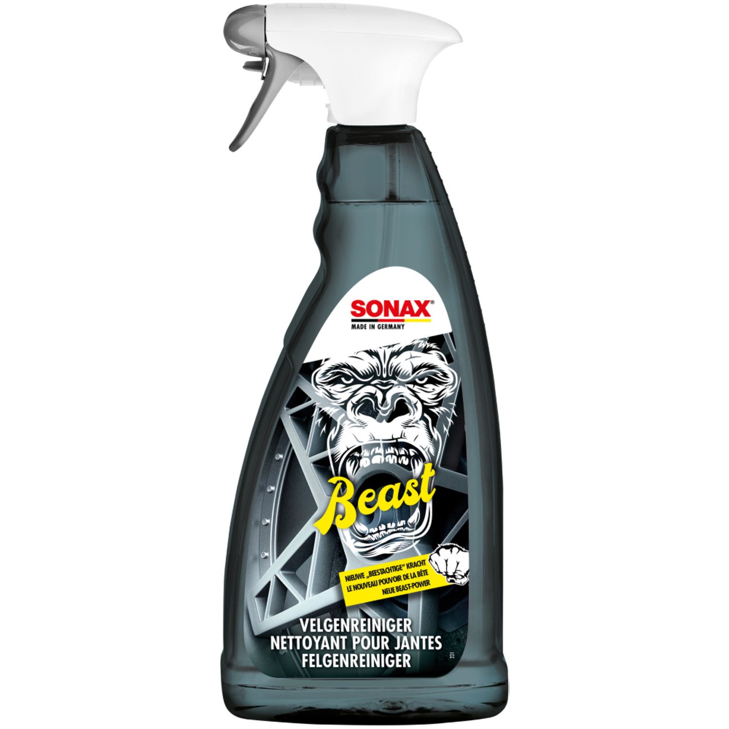 ​Le nettoyant pour jantes Sonax WheelBeast 1L