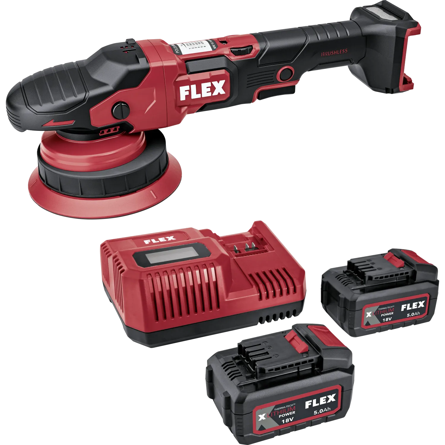 Flex XFE 15 18.0-EC/5.0 Set Polishing machine on battery
