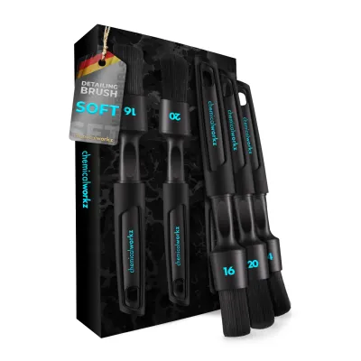 chemicalworkz Black Boar Detailing Brush Set