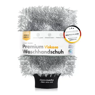 chemicalworkz Viskose Wash Mitt 1400GSM Grey