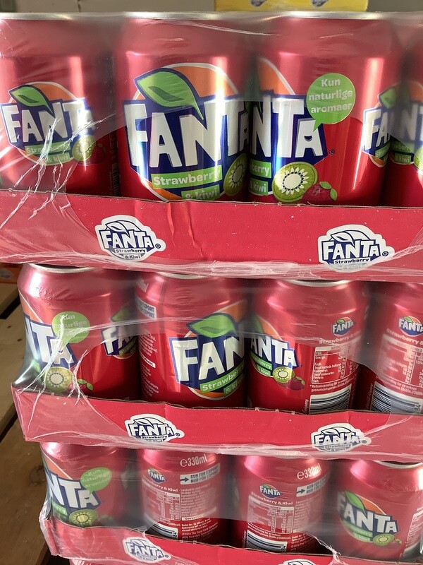 Fanta aardbei&amp;kiwi