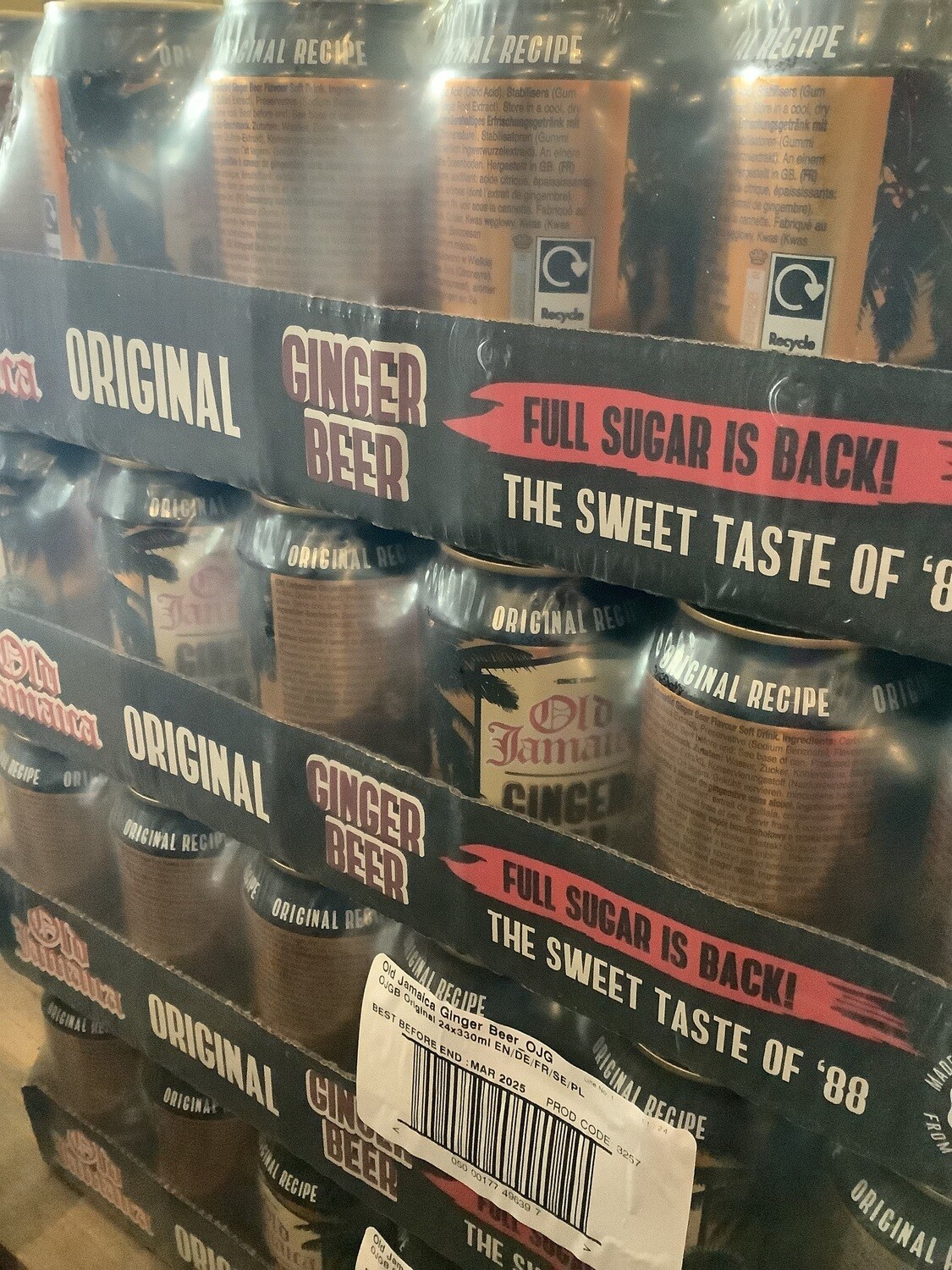 Old Jamaican ginger beer 33 cl x 24