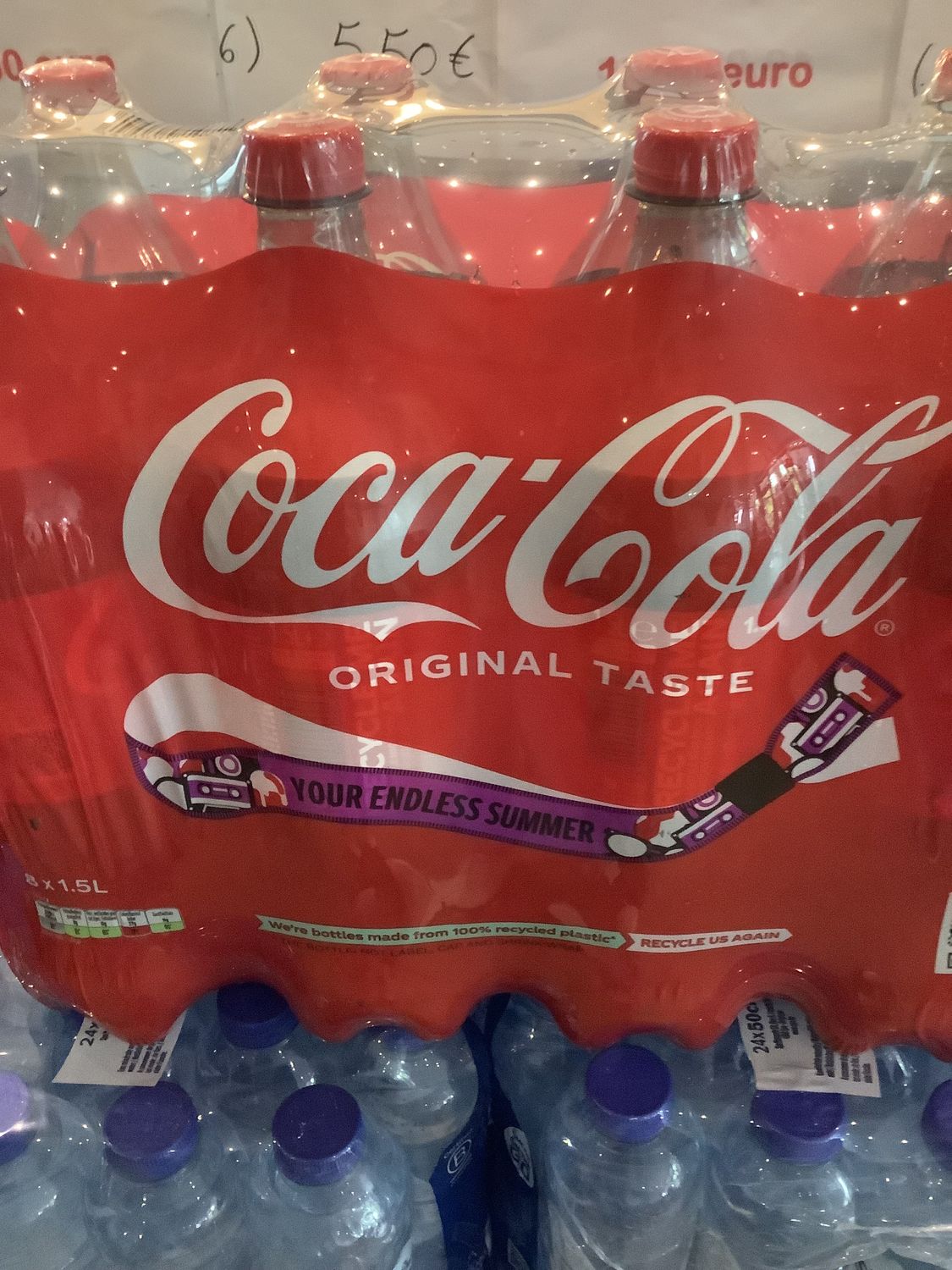 Coca cola 1,5 liter x 8 Belgisch