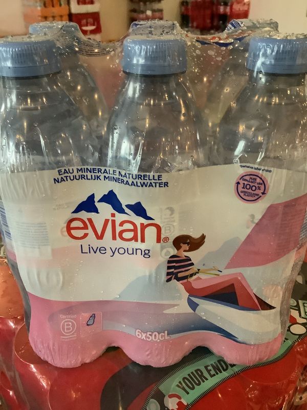 Evian 50 cl x 6