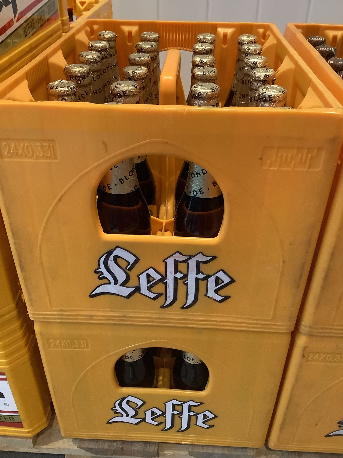 Leffe blond en bruin 24x33cl