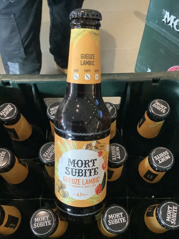 Mort subit geuze lambic 24 x 25 cl